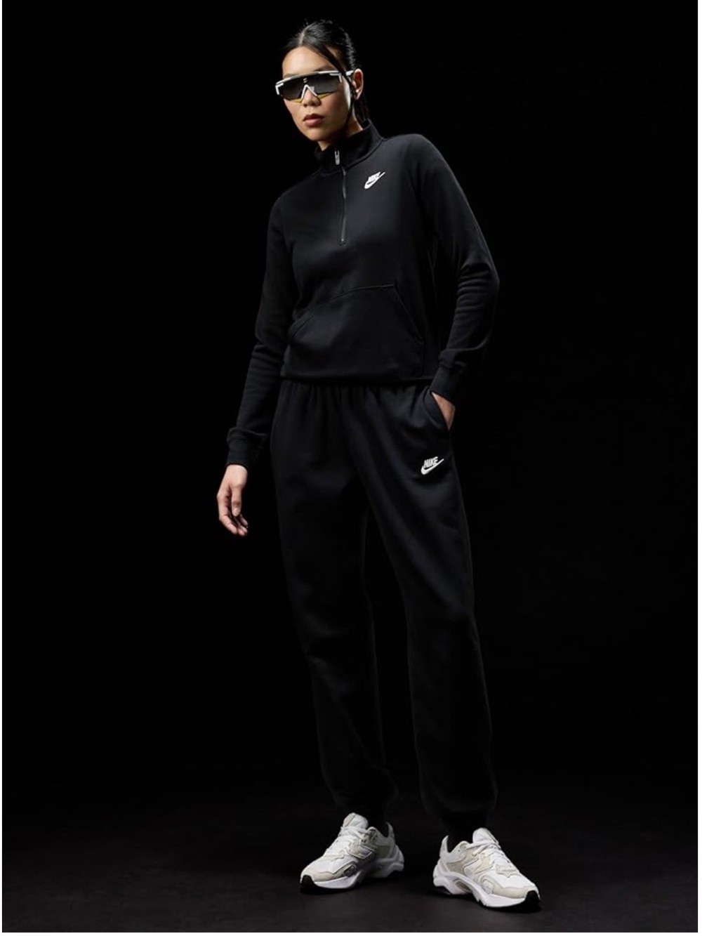 Nike Women's Sportswear Club Fleece Mid-Rise Oversized Sweatpants 2X - Picture 7 of 10